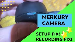 Merkury geeni camera Setup FIX wont scan QR or Save to SD CARD [upl. by Dehlia]