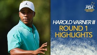 Harold Varner III Highlights  Round 1  2018 Australian PGA Championship [upl. by Snave975]