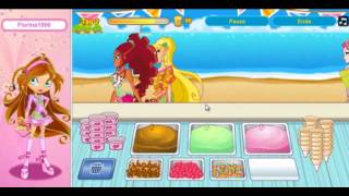 Winx club Gardenia Icecream Shop 14 [upl. by Attecnoc]