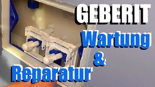 Geberit Toiletten Spülkasten Reparatur und Wartung  Wie gehts [upl. by Llenyar501]