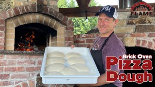 Perfect Brick Oven Pizza Dough Recipe  Cooking In A Brick Oven  Cooking in a Wood Fired Oven [upl. by Otrebireh]