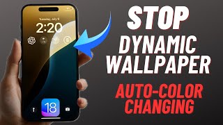 How to Stop iOS 18 Dynamic Wallpaper from Changing Colors Automatically [upl. by Eiblehs]