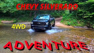 Chevy Silverado Trail Boss 4 wheeling on Scooters Loop TN [upl. by Eicram]