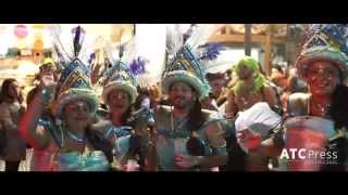 Cabalgata Carnaval Las Palmas 2015 el baile de las 200000 almas [upl. by Orecul]