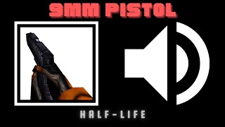 9mm Pistol Sound Effects HalfLife [upl. by Innig]