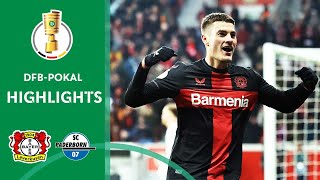 Leverkusen stay successful  Bayer 04 Leverkusen vs SC Paderborn 07 31  Highlights  DFBPokal [upl. by Enoval]