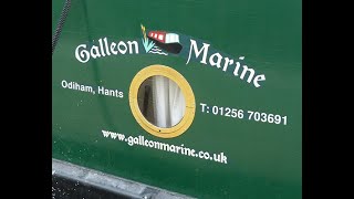 Narrowboats at Galleon Marine on Basingstoke Canal [upl. by Olson71]