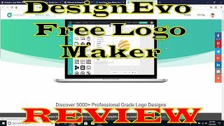 DesignEvo Free Logo Maker REVIEW Make Professional Logos [upl. by Warfold]