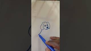 Dog drawing outline [upl. by Antrim442]