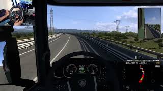 Catanzaro to Taranto  Euro Truck Simulator 2  Logitech g29 [upl. by Alfons]