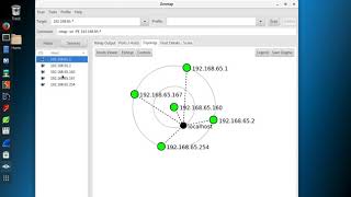 Kali linux How to use Zenmap [upl. by Aciras660]