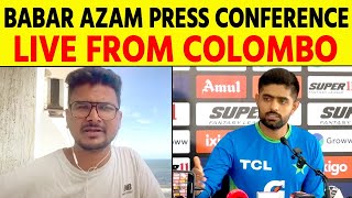 Babar Azam Press Conference Pakistan Have Edge compare to India No Confusion on Team  Playing XI [upl. by Vevina549]