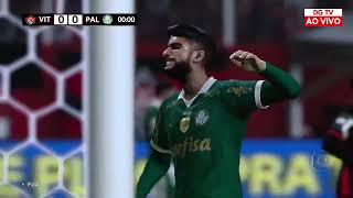 VITORIA 0 X 1 PALMEIRAS  GAMEPLAY PES 2021 [upl. by Etteyafal]