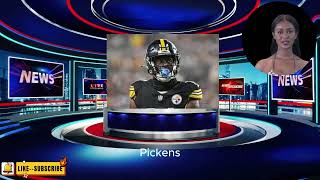 NFL fines Steelers WR George Pickens 10K for offensive message on eye black [upl. by Kalvn846]