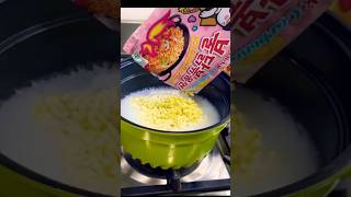 Carbonara Ramen asmr satisfying ramenspicyramen carbonaraviralshorts [upl. by Ailil]