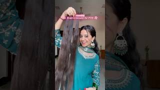 ₹115 me Nakli Baal🤫😍✅ braids meesho onlineshopping hairstyle hairtutorial hairextensions [upl. by Horlacher]