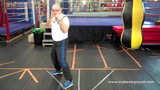 Boxing Footwork Explained  The Angled Side Step [upl. by Alletsyrc]