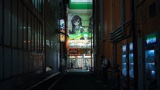 Osaka Dōtonbori food streets filmed on Sony FX3 and Tamron 2875mm f28 [upl. by Enirod]