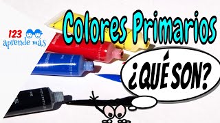 Los COLORES PRIMARIOS para niños  RGB RYB CMYK [upl. by Kandy223]