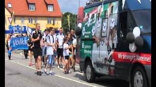 Der Festumzug zum 176 Schul und Heimatfest in Jessen 2014 [upl. by Aleahcim341]