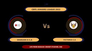 Sharjah CBFS Juniors League 2022  Under 14 [upl. by Ardnassak]