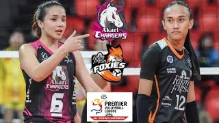 PVL LIVE  AKARI CHARGERS vs FARM FRESH FOXIES I LIVE SCORES and COMMENTARY [upl. by Aryamo915]