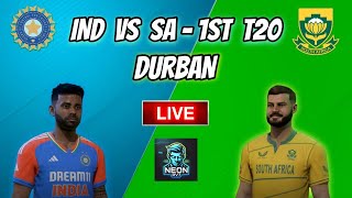 India Vs South Africa 1st T20 Match LIVE  Cricket 24  NEON RV 7 [upl. by Germayne]