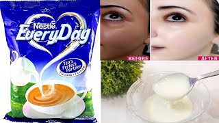 Skin Whitening Milk Powder Face Pack for Fair Spotless amp Glowing Skin  Milk Powder Face Mask DIY [upl. by Guglielma]