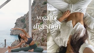 daily yoga practice for digestion [upl. by Rinaldo]