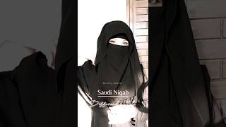 Saudi Niqab Different style  niqab style  Saudi Niqab tutorial niqabstyles hijab shorts [upl. by Mairb]