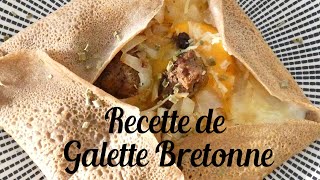 Recette galette Bretonne viande haché [upl. by Kries]