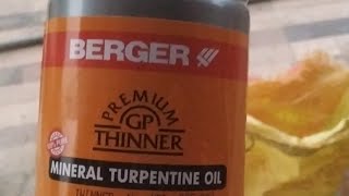 Berger Tarpin Oil  Berger Premium GP [upl. by Honoria]