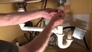 Kitchen Sink Drain Pipe  Dishwasher Drain Pipe [upl. by Heger]