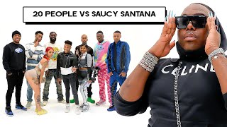 20 MEN VS 1 RAPPER SAUCY SANTANA with Shamar  Finding Bae Ep 1 [upl. by Yhtur]