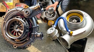 How a qualified mechanic repairs engine turbos [upl. by Acinom]