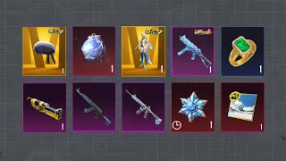 Glacier UMP45 amp Winter Highness Ultimate Set  All 3 Glacier Guns In One Crate  PUBGMOBILE [upl. by Atilem769]