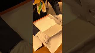 Hermes Birkin Unboxing [upl. by Atteuqahs]