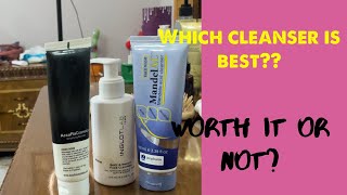 WHICH CLEANSER IS BEST Mendalic Acid cleanser review❤️… Accufix Salicylic Acid cleanser review👻 [upl. by Ayaet]