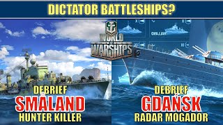 Do Battleships get to Boss around Destroyers Smaland Gdansk worldofwarships [upl. by Eliak]