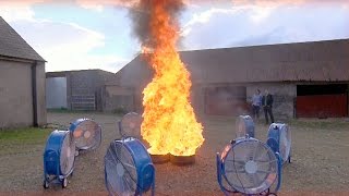 Creating A Fire Tornado  Factomania  Earth Science [upl. by Ahsiema]