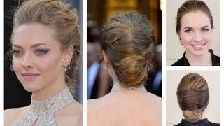 Amanda Seyfrieds Oscars Hair Tutorial [upl. by Ailahk]