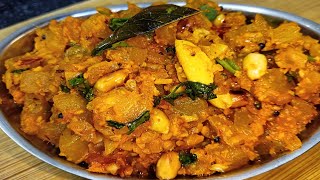 How to make soraikkai recipe சுரைக்காய் பொரியல் செய்வது எப்படி [upl. by Kappenne890]