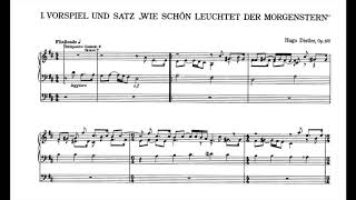 Hugo Distler Chorale Prelude quotWie schön leuchtet der Morgensternquot [upl. by Htidirrem372]