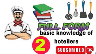 Chefhotel full form hotel management study [upl. by Lzeil603]