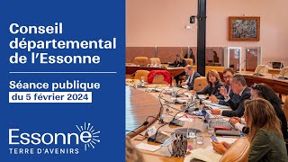 Séance plénière du Département de lEssonne du 5 février 2024 [upl. by Rettuc]