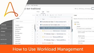 How to use Workload Management  Automation 360 [upl. by Neenaej]