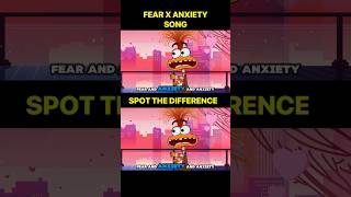 SPOT THE DIFFERENCE FEAR X ANXIETY SONG Inside Out 2 Song shorts [upl. by Froh]