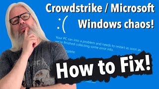 Chaos With Crowdstrike And Microsoft Windows  How to Fix  Peter Rising MVP [upl. by Cirilla]