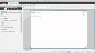 Løse en ligning i TINspire CAS software [upl. by Anire300]