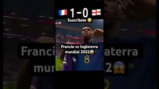 Francia vs Inglaterra mundial Qatar 2022😱⚽️ [upl. by Joey756]